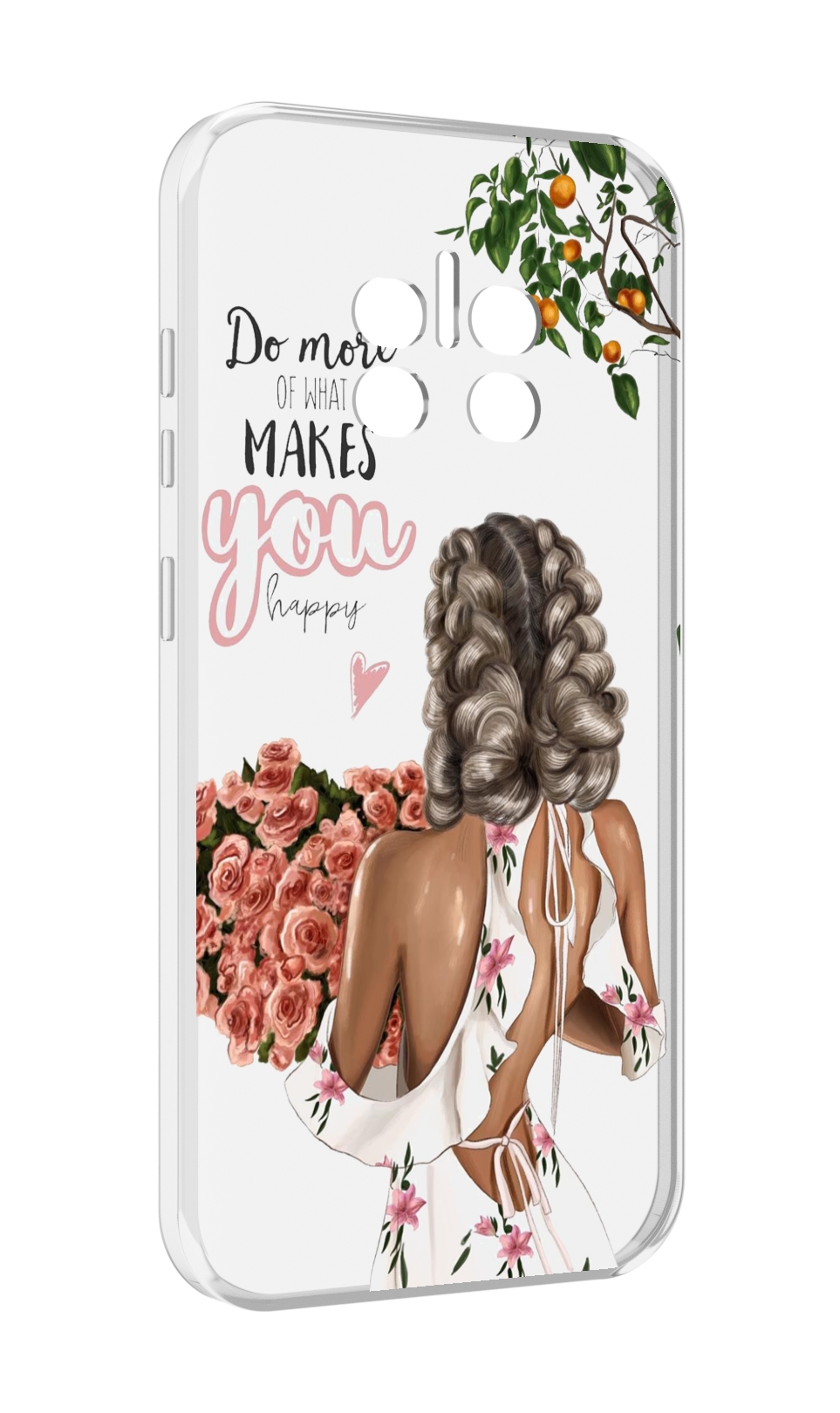 

Чехол MyPads Мелочи-делают-тебя-счастливой для Doogee V11, Прозрачный, Tocco