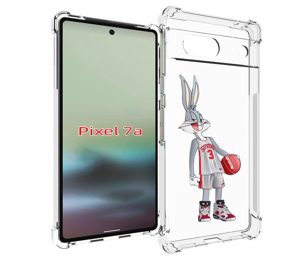 

Чехол MyPads заяц-баскетболист женский для Google Pixel 7A, Tocco