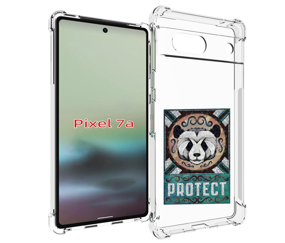 

Чехол MyPads защита панды для Google Pixel 7A, Tocco