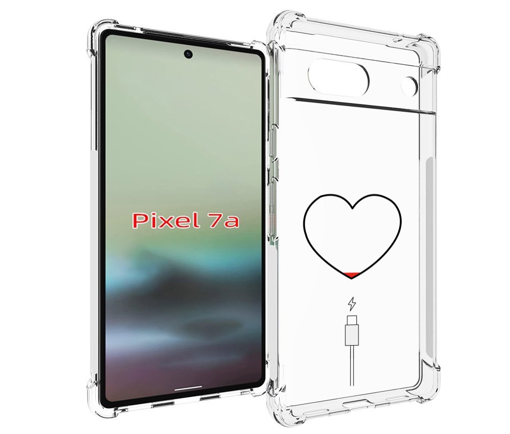

Чехол MyPads зарядка-сердца для Google Pixel 7A, Tocco
