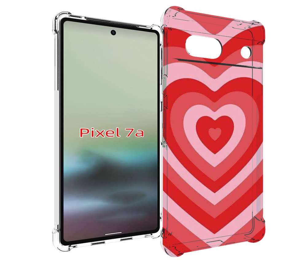 

Чехол MyPads завораживающее сердце женский для Google Pixel 7A, Tocco