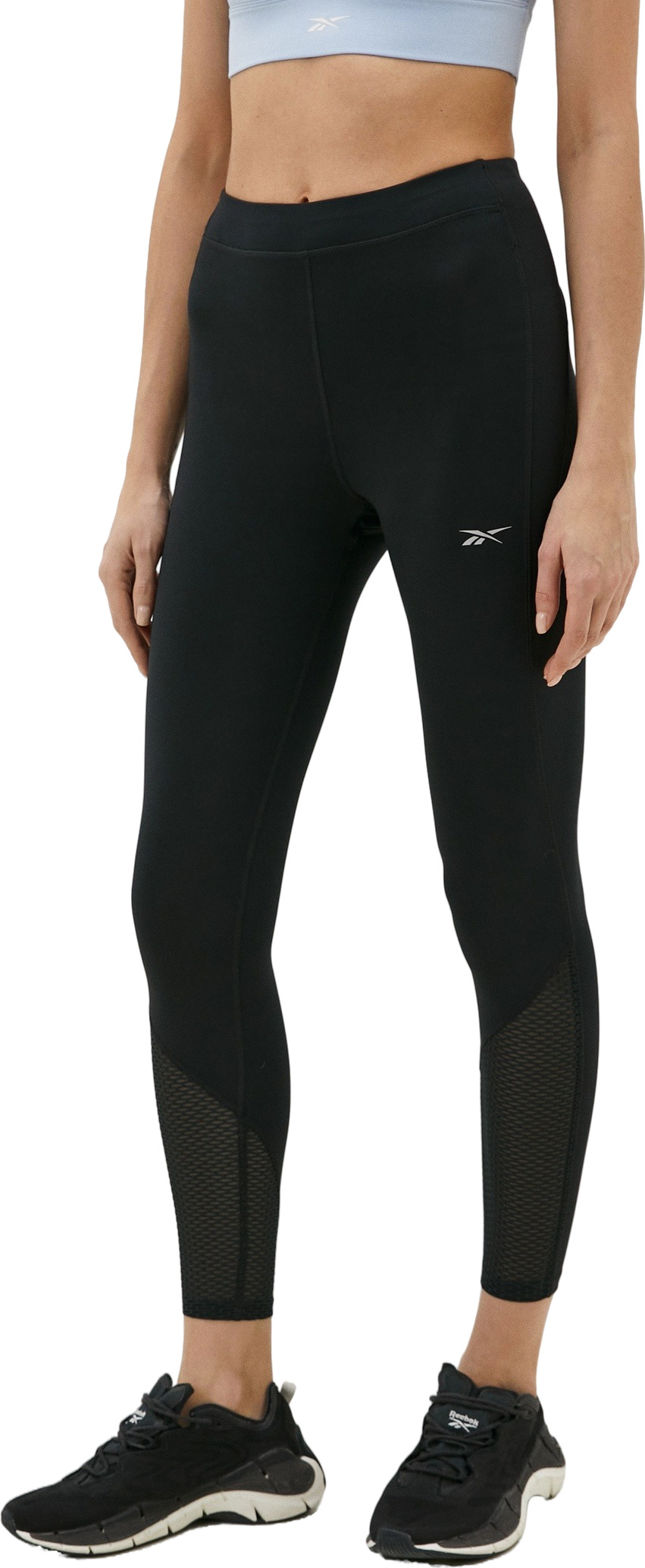 

Леггинсы женские Reebok Running Vector Tight черные M, Черный, Running Vector Tight