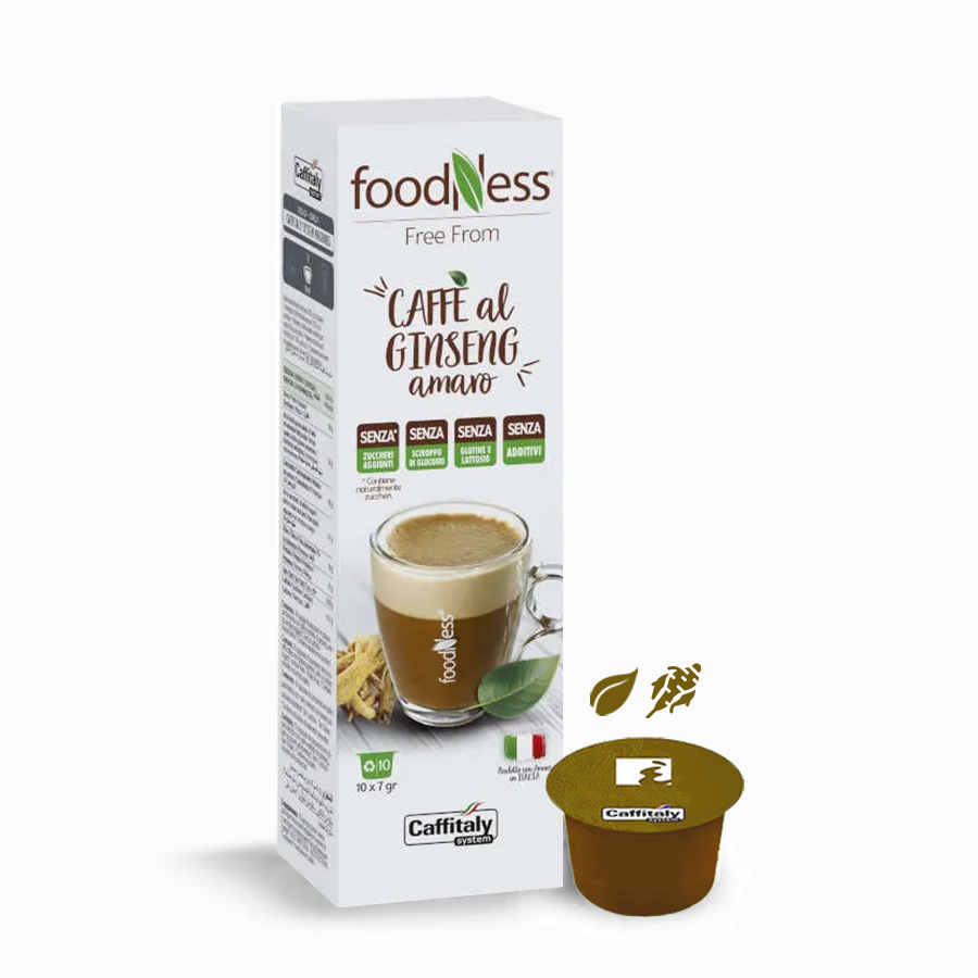 Велнес-напиток FoodNess Caffe al Ginseng amaro, 10 капсул