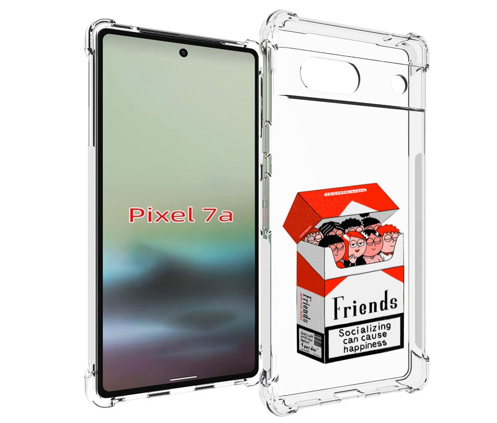 

Чехол MyPads друзья для Google Pixel 7A, Tocco