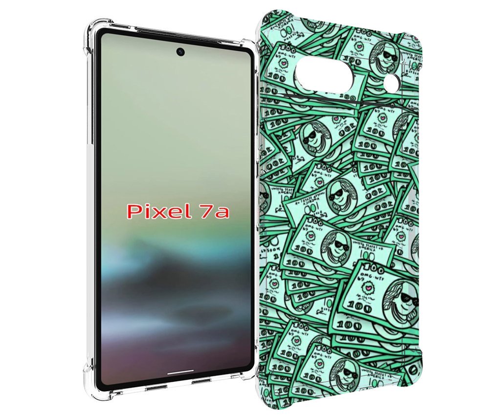 

Чехол MyPads доллары картинка для Google Pixel 7A, Tocco
