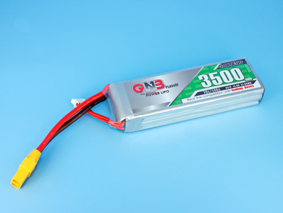 

Аккумулятор GNB 3500mah 4S 70C, 3500mah 4S 70C