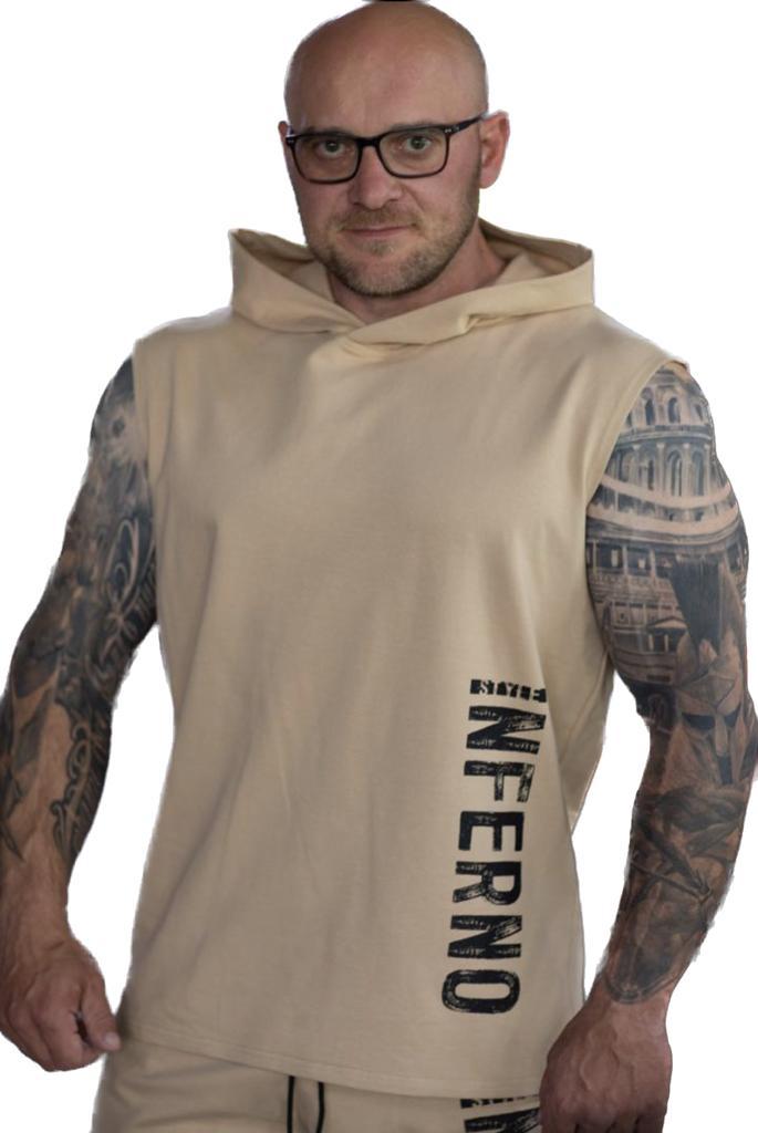

Майка мужская INFERNO style М-003-000 бежевая 3XL, Бежевый, М-003-000