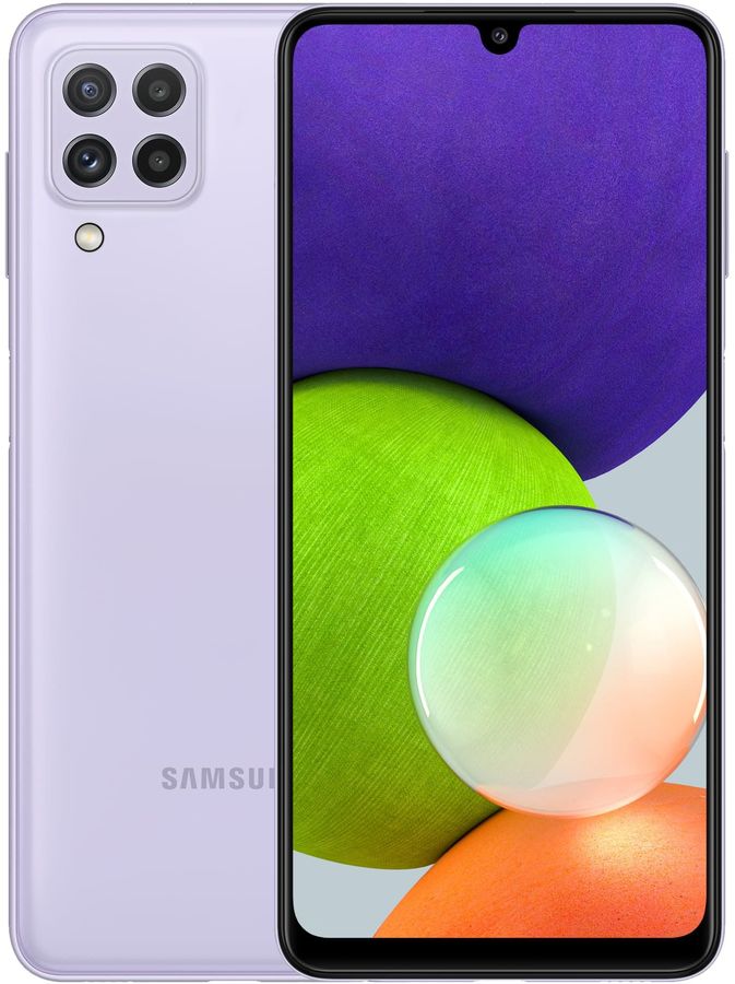 

Смартфон Samsung Galaxy A22 4/64GB Violet, Galaxy A22