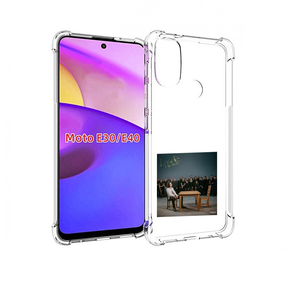 

Чехол бампер MyPads Не Ангел LIZER для Motorola Moto E30., Прозрачный, Tocco