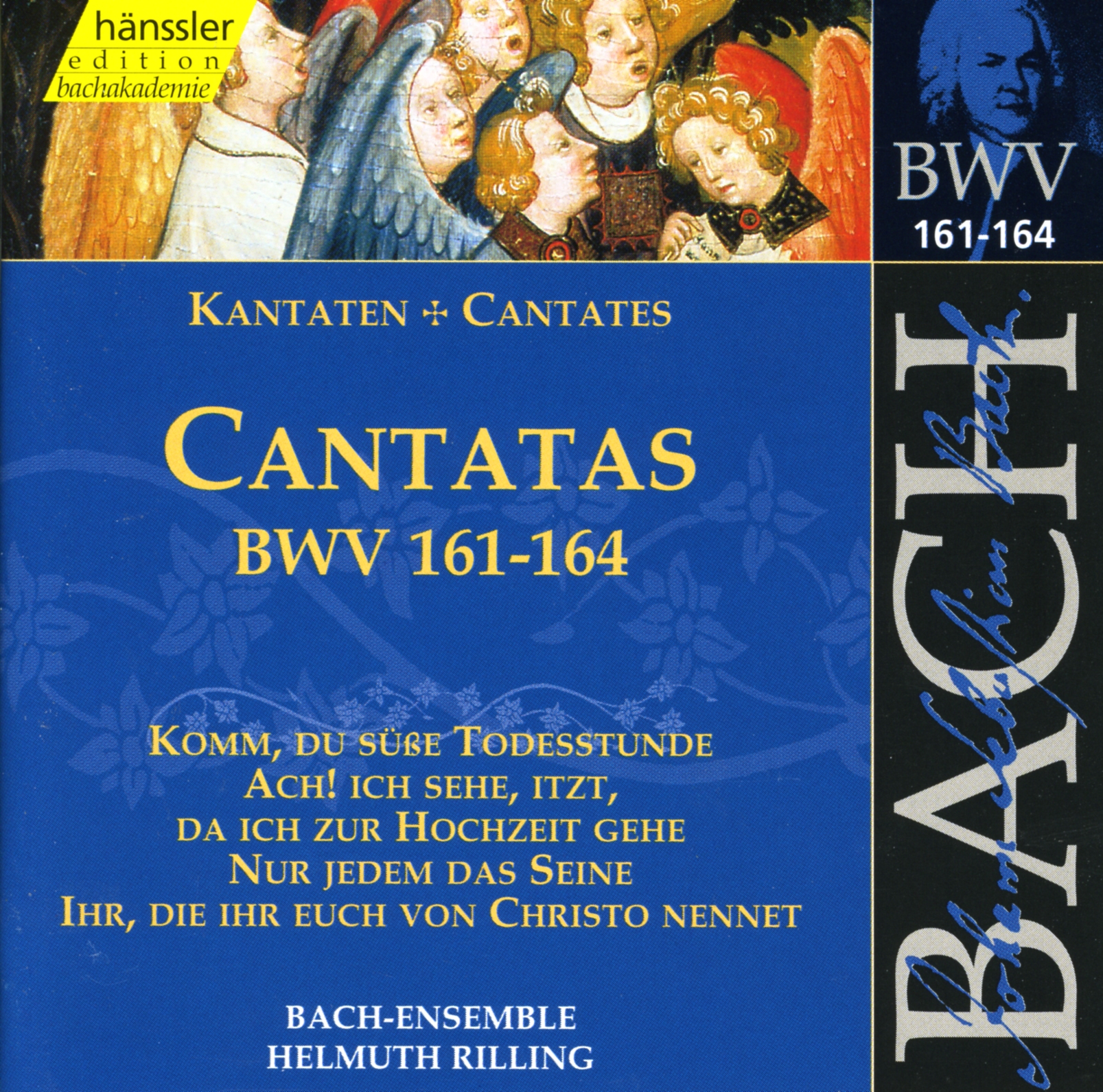 

BACH, J.S.: Cantatas, BWV 161-164, 1 CD