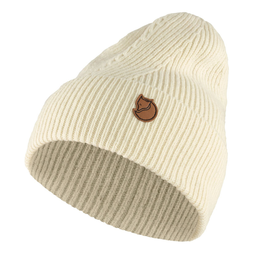 

Шапка бини женская Fjallraven Directional Rib Beanie chalk white, one Size, Directional Rib Beanie