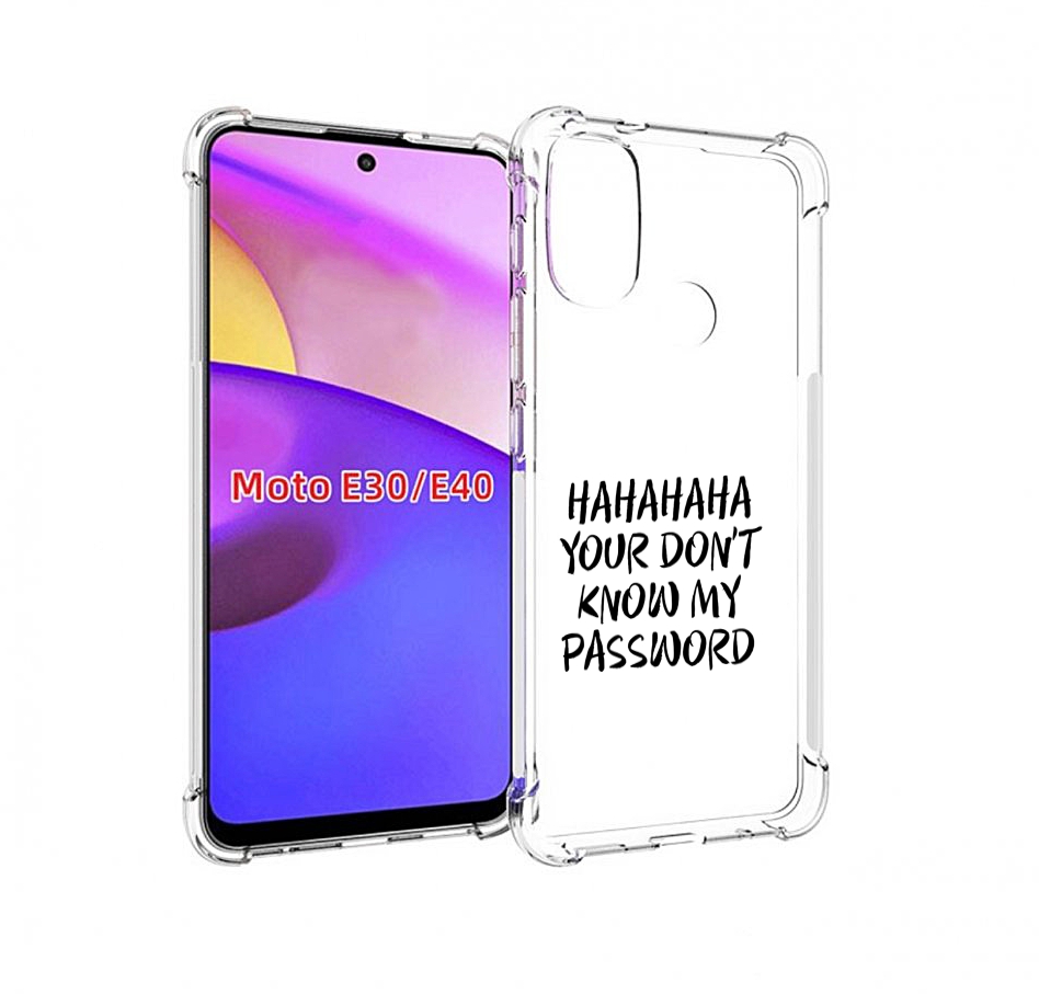 

Чехол бампер MyPads Мой-пароль для Motorola Moto E30., Прозрачный, Tocco