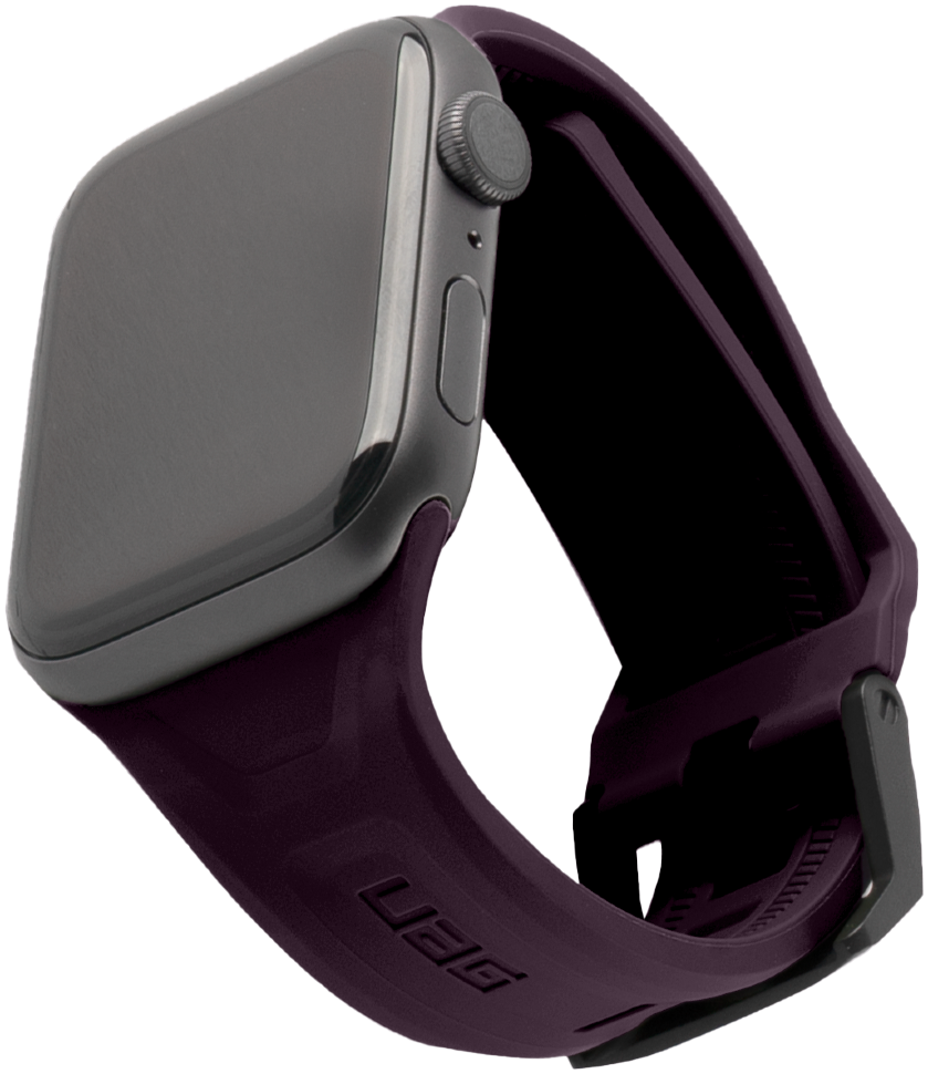 

Ремешок Urban Armor Gear (UAG) Scout Silicone для Apple Watch 42/44 мм, Баклажановый