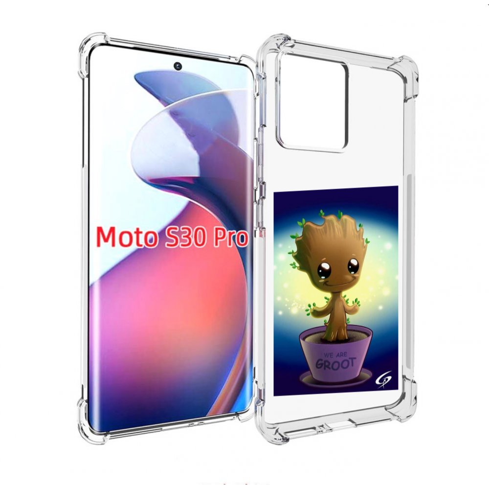 

Чехол MyPads Грут для Motorola Moto S30 Pro, Прозрачный, Tocco