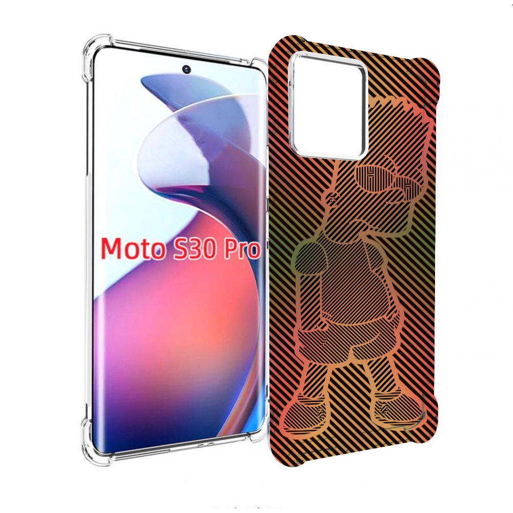 

Чехол MyPads Графический-Барт-Симпсон для Motorola Moto S30 Pro, Прозрачный, Tocco
