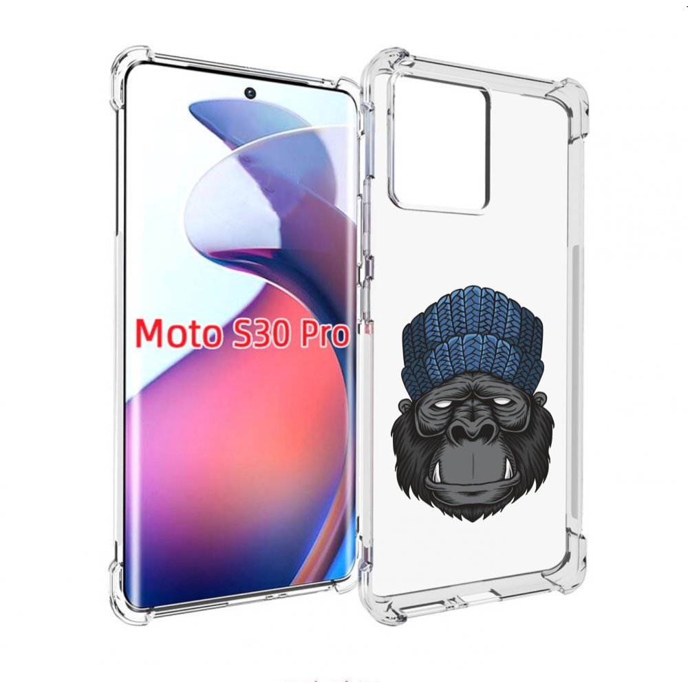 

Чехол MyPads Горила для Motorola Moto S30 Pro, Прозрачный, Tocco