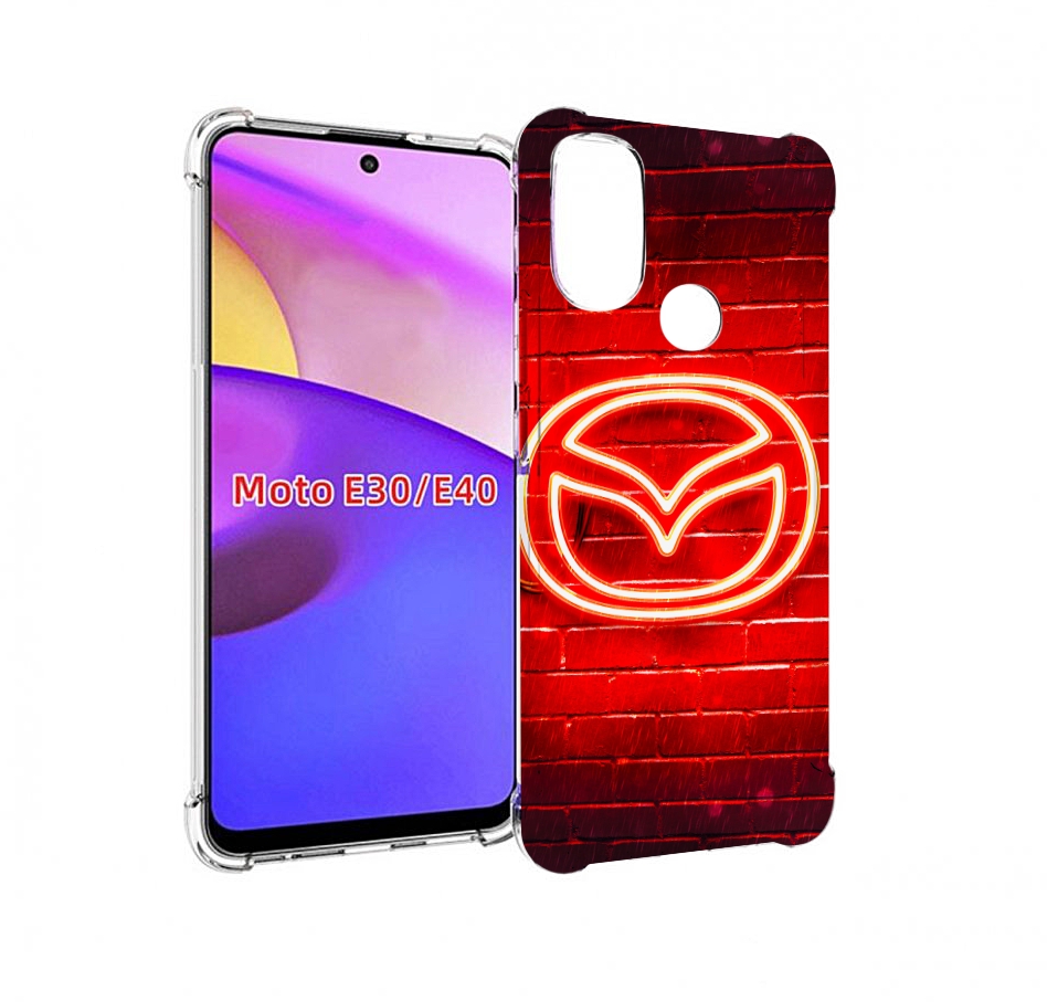 

Чехол бампер MyPads Мазда для Motorola Moto E30., Прозрачный, Tocco