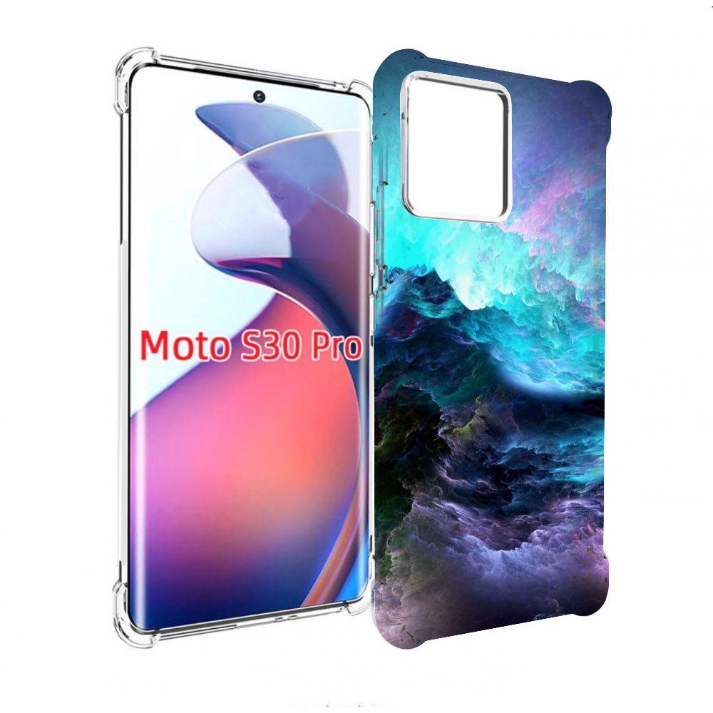 

Чехол MyPads Волна для Motorola Moto S30 Pro, Прозрачный, Tocco