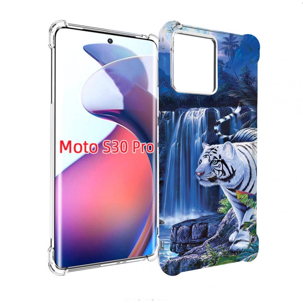 

Чехол MyPads Водопад для Motorola Moto S30 Pro, Прозрачный, Tocco