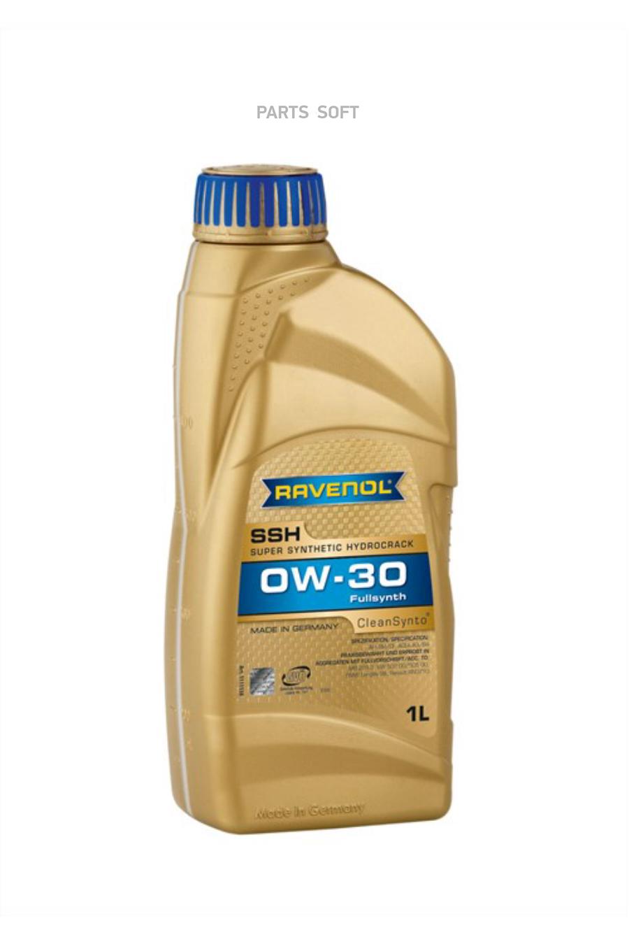 

Моторное масло Ravenol Super Synthetic Hydrocrack SSH SAE 0W30 1л