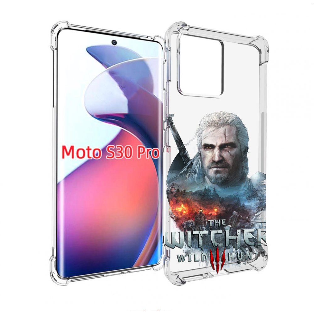 

Чехол MyPads Ведьмак для Motorola Moto S30 Pro, Прозрачный, Tocco