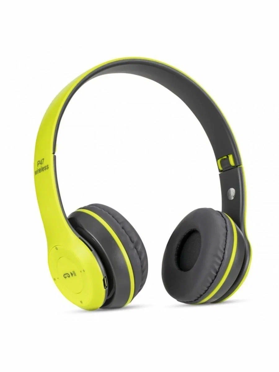 

Беспроводные наушники NoBrand Наушники Yellow (НаушникиБеспрБлютузРадиоЖелтый), Наушники