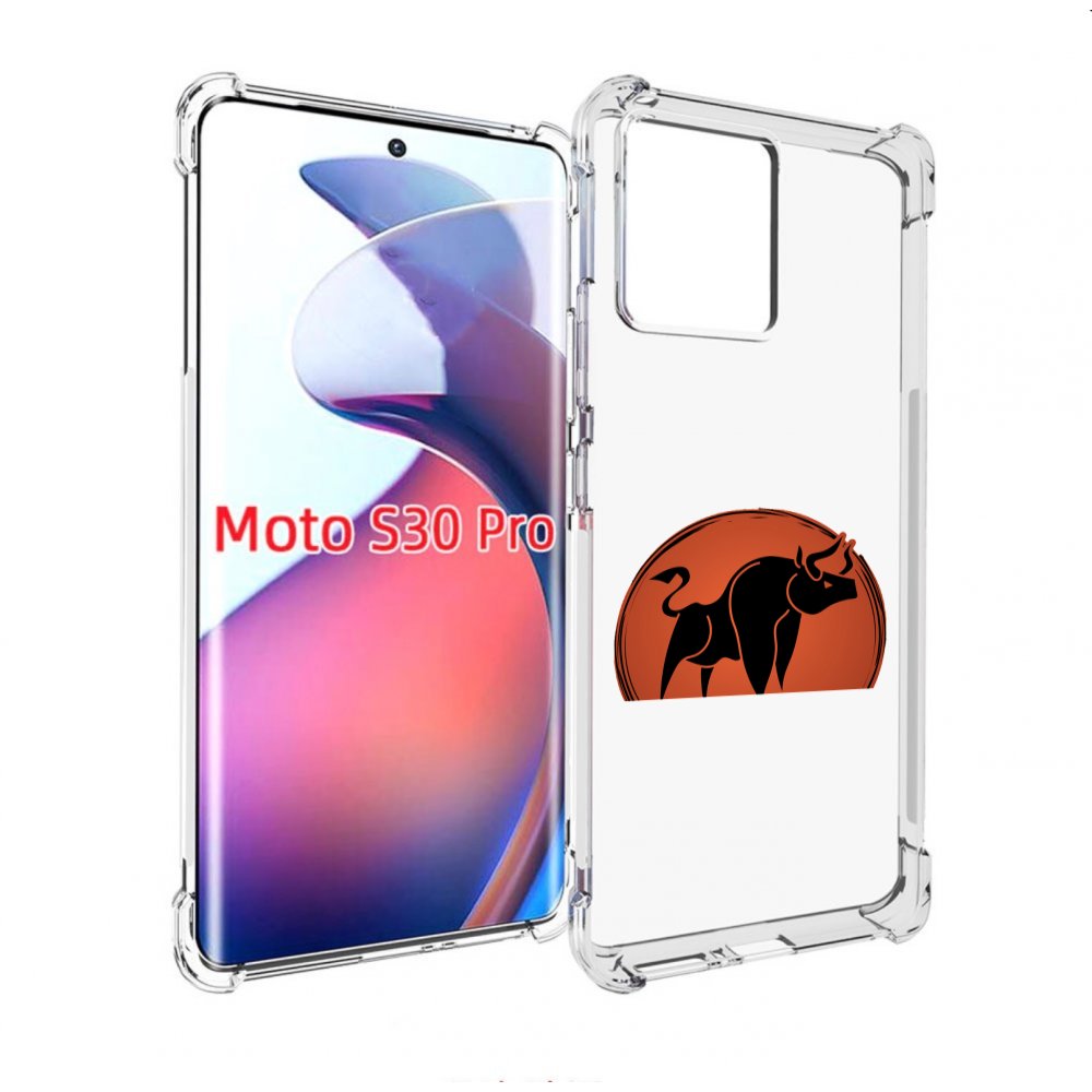 

Чехол MyPads Бык-2 для Motorola Moto S30 Pro, Прозрачный, Tocco