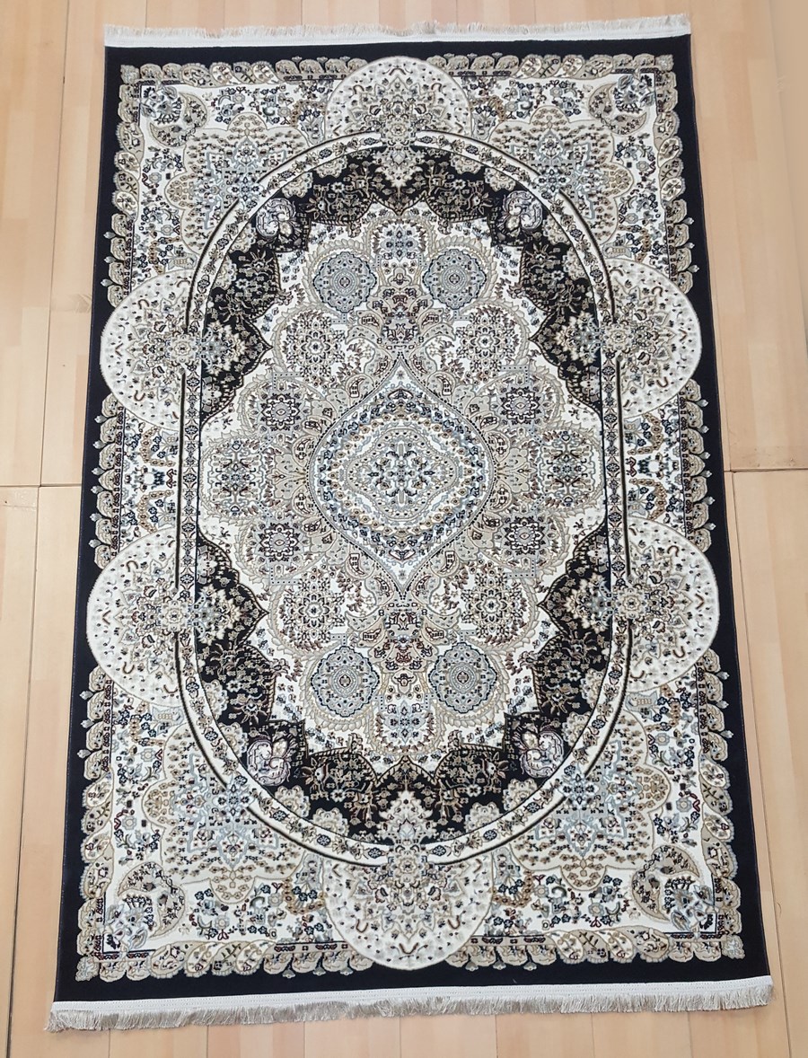 фото Ковер brillant 8077 прямой т.синий 120х180 sofia rugs