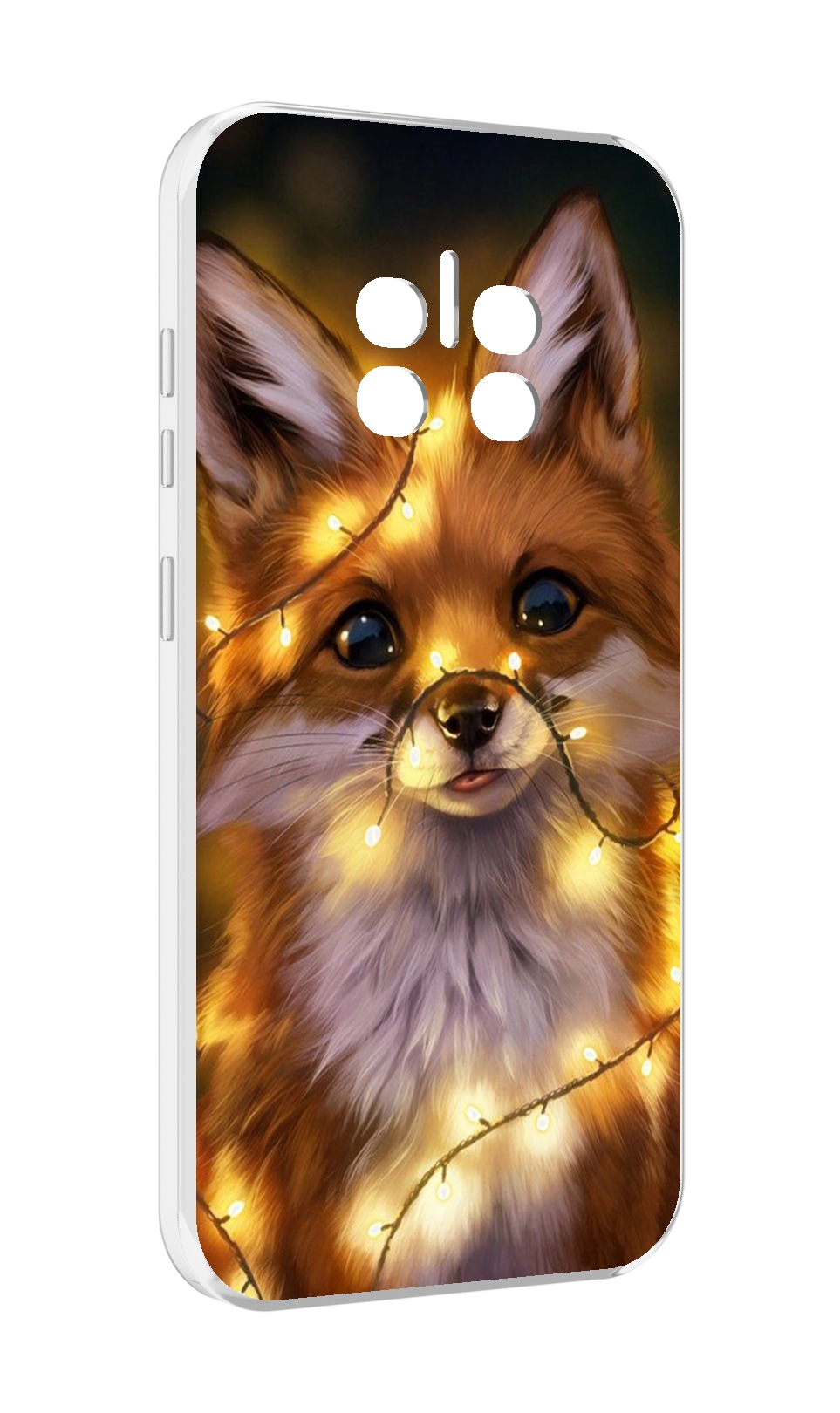 

Чехол MyPads Лисенок-в-гирлянде для Doogee V11, Прозрачный, Tocco