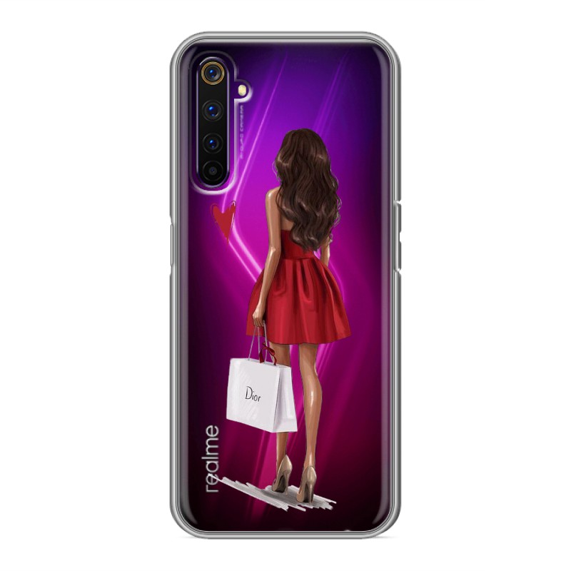 

Прозрачный чехол для Realme 6 Pro, 75889