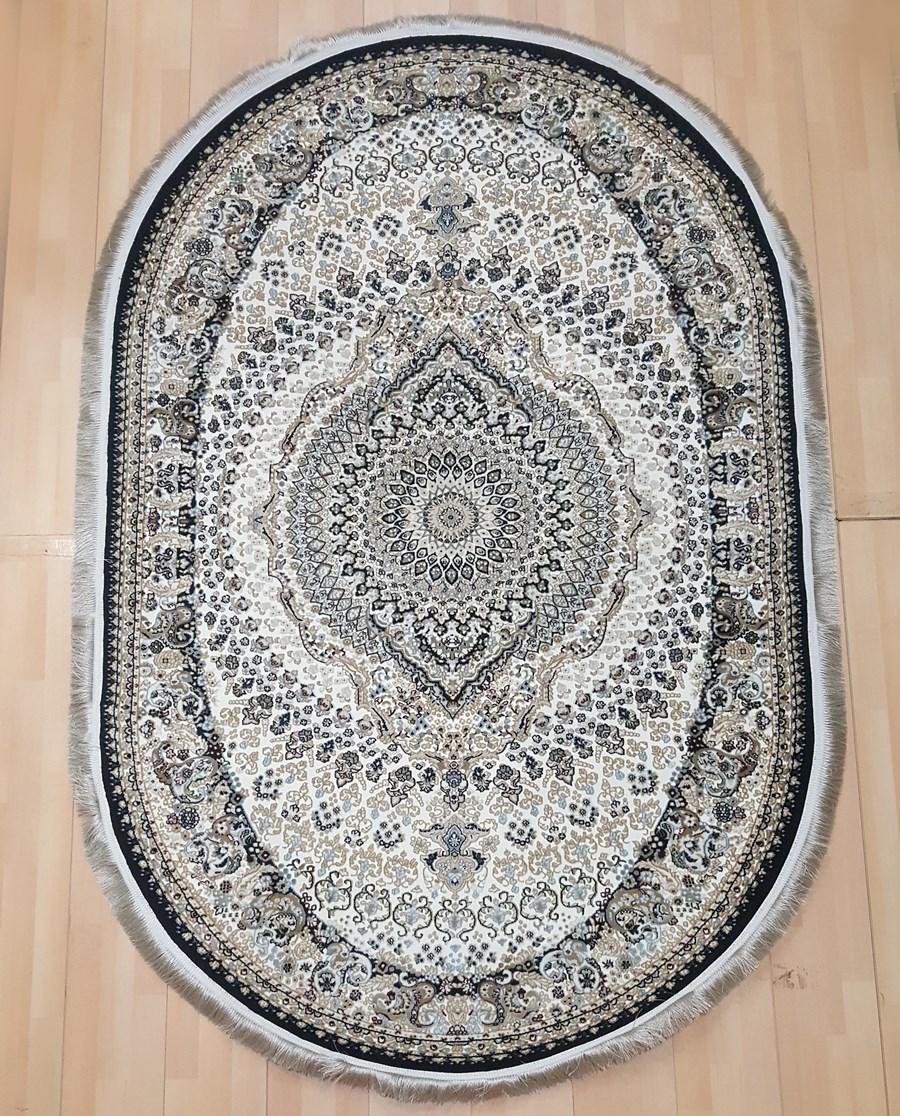 фото Ковер brillant 8002 овал т.синий 80х150 sofia rugs