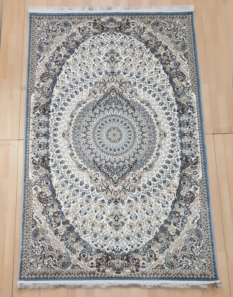 фото Ковер brillant 8002 прямой голубой 150х230 sofia rugs