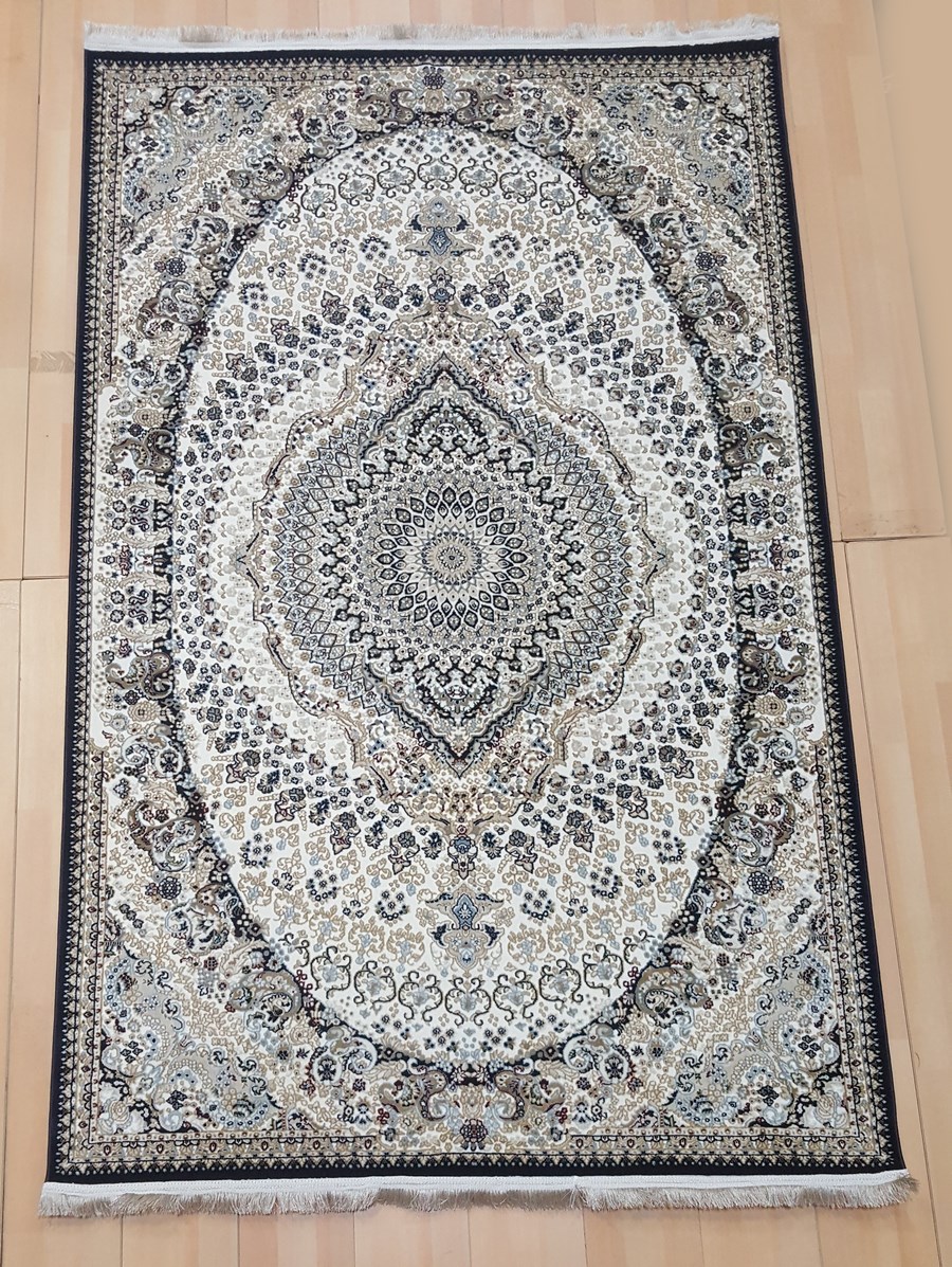 фото Ковер brillant 8002 прямой т.синий 120х180 sofia rugs
