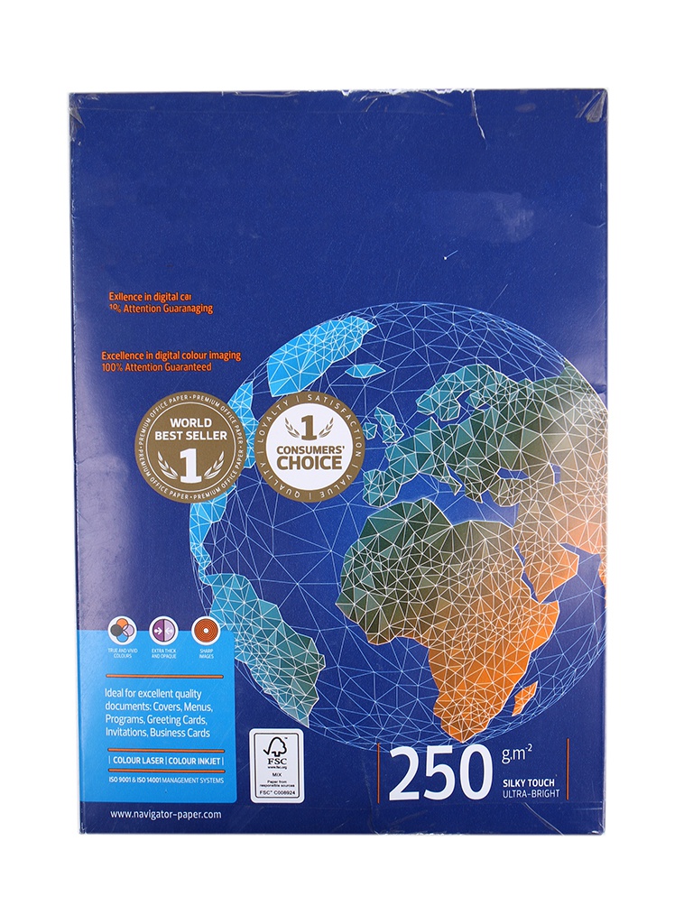 

Бумага Navigator Paper Hard Cover A4 250g/m2 125 листов, Hard Cover