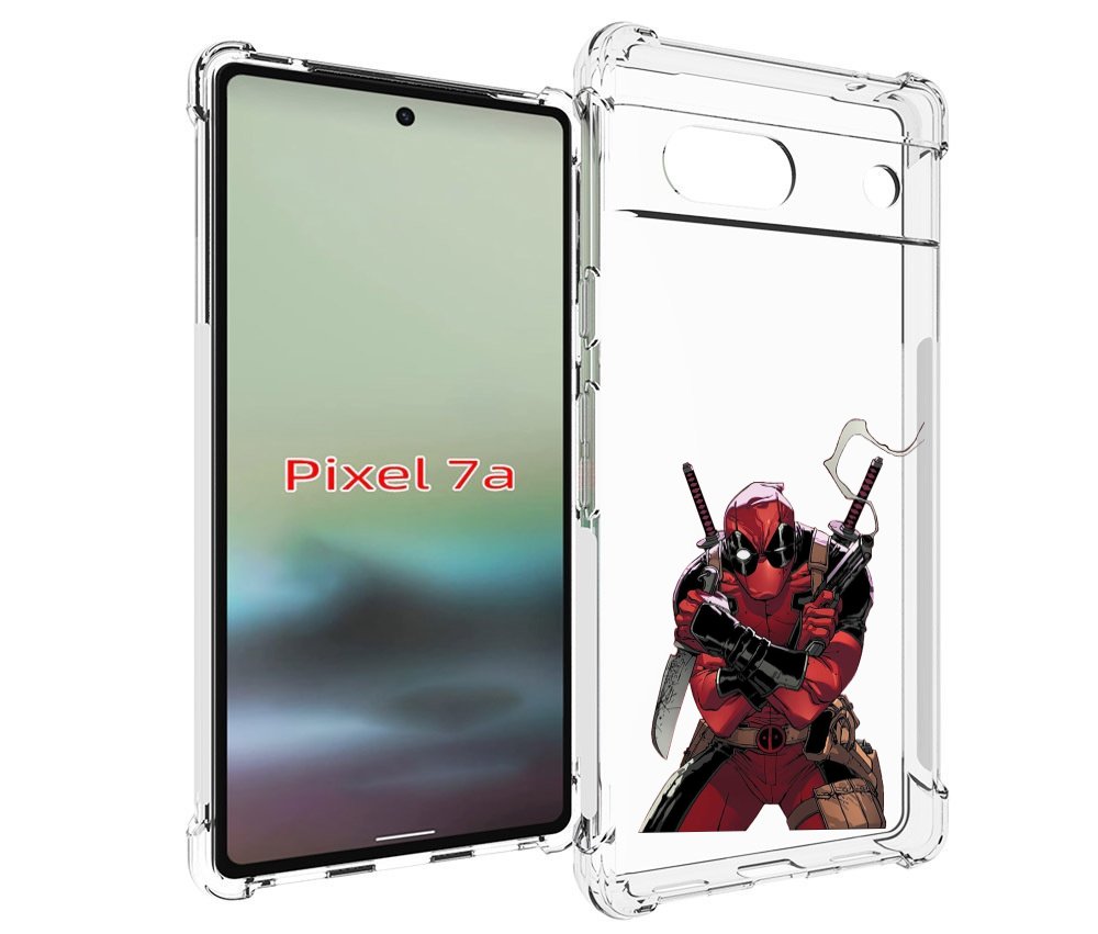 

Чехол MyPads дедпул-подмигивает для Google Pixel 7A, Tocco