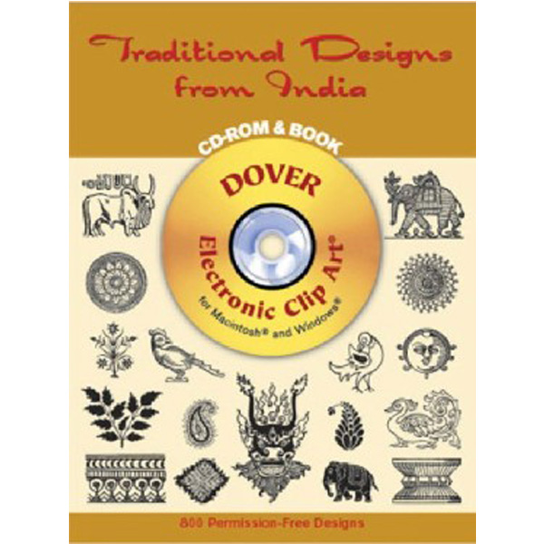 

Traditional Designs from India CD-ROM and Book / Dover