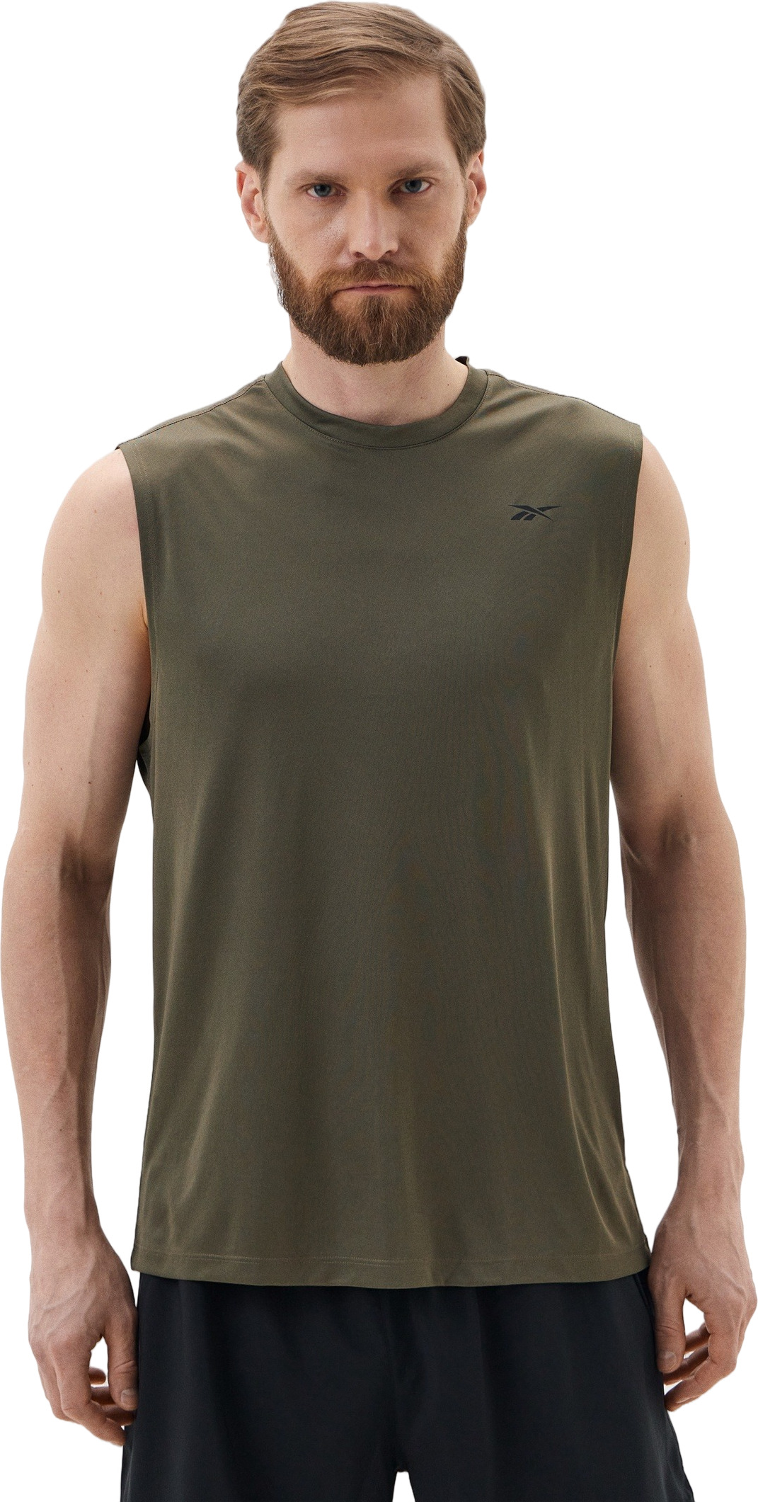 

Майка мужская Reebok Train Sleeveless Tech T-Shirt зеленая S, Зеленый, Train Sleeveless Tech T-Shirt