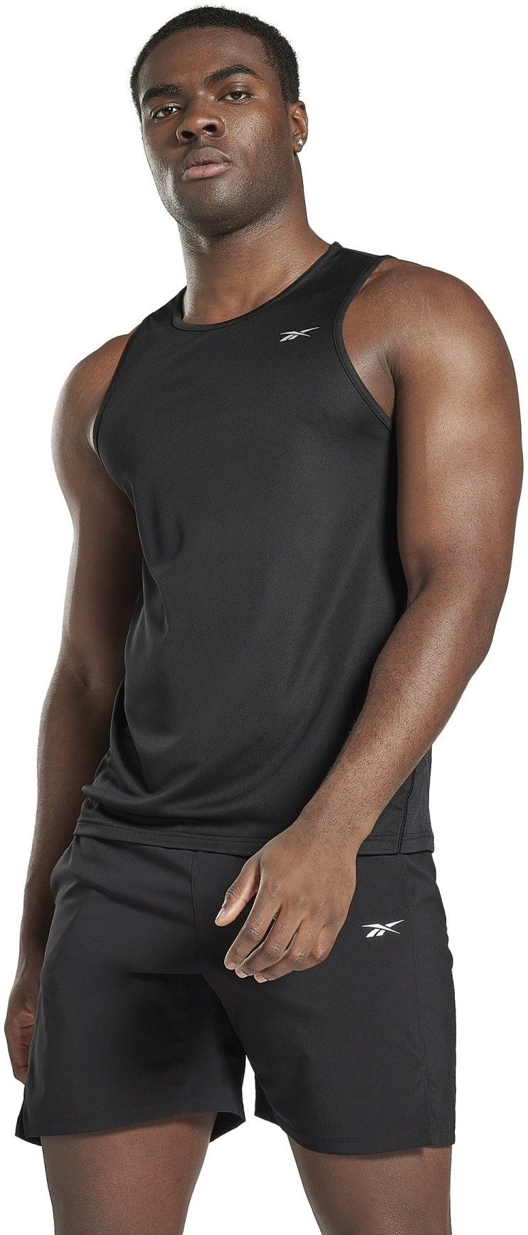 

Майка мужская Reebok Running Speedwick Singlet Tank черная L, Черный, Running Speedwick Singlet Tank