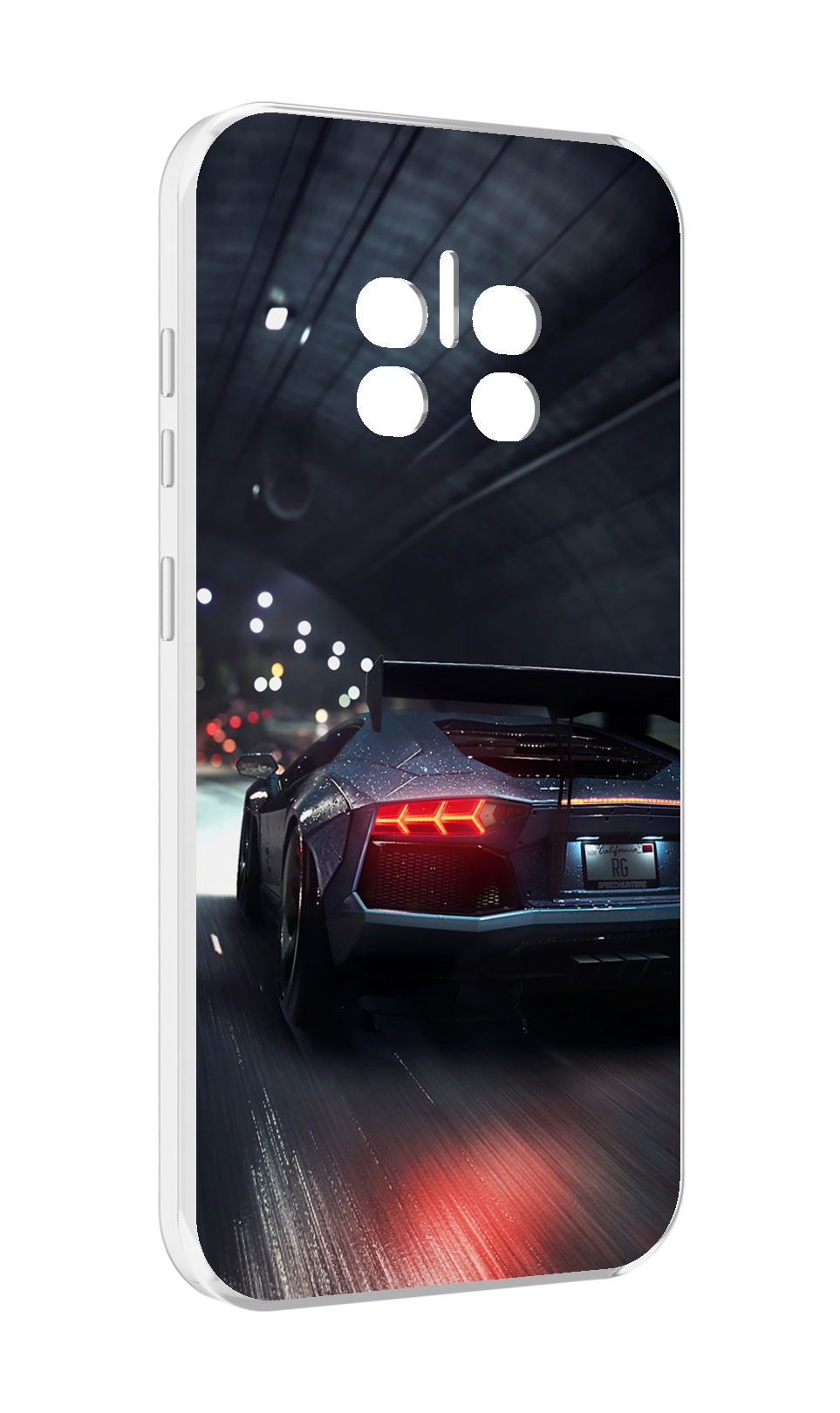 

Чехол MyPads Ламба мужской для Doogee V11, Прозрачный, Tocco
