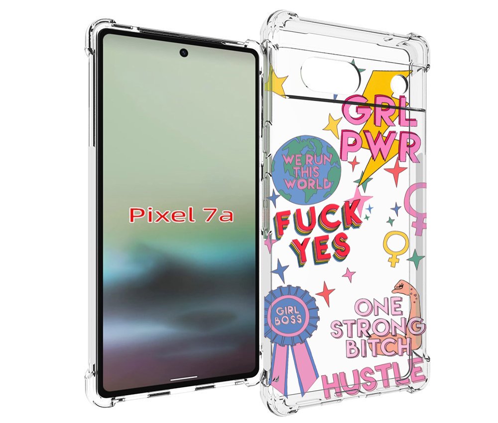 

Чехол MyPads девушки-боссы женский для Google Pixel 7A, Tocco