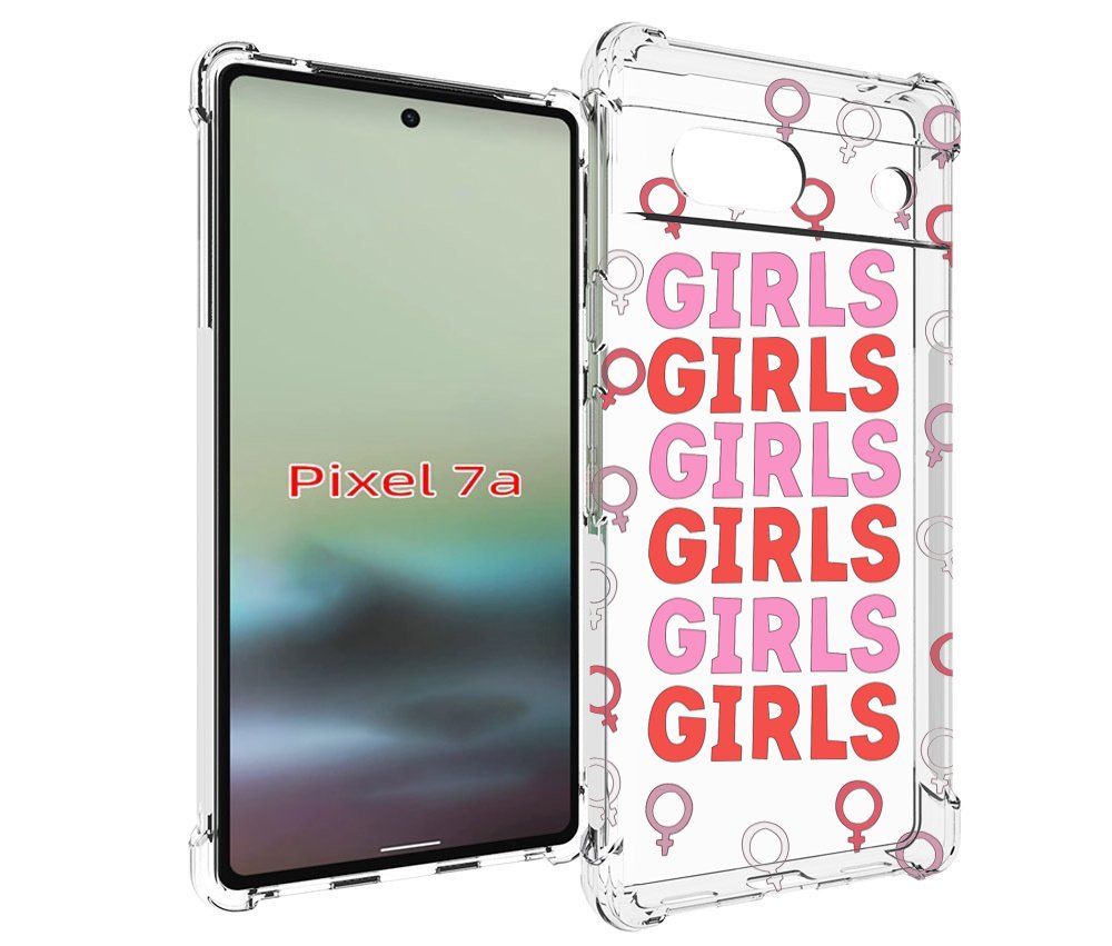 

Чехол MyPads девушки!!! женский для Google Pixel 7A, Tocco