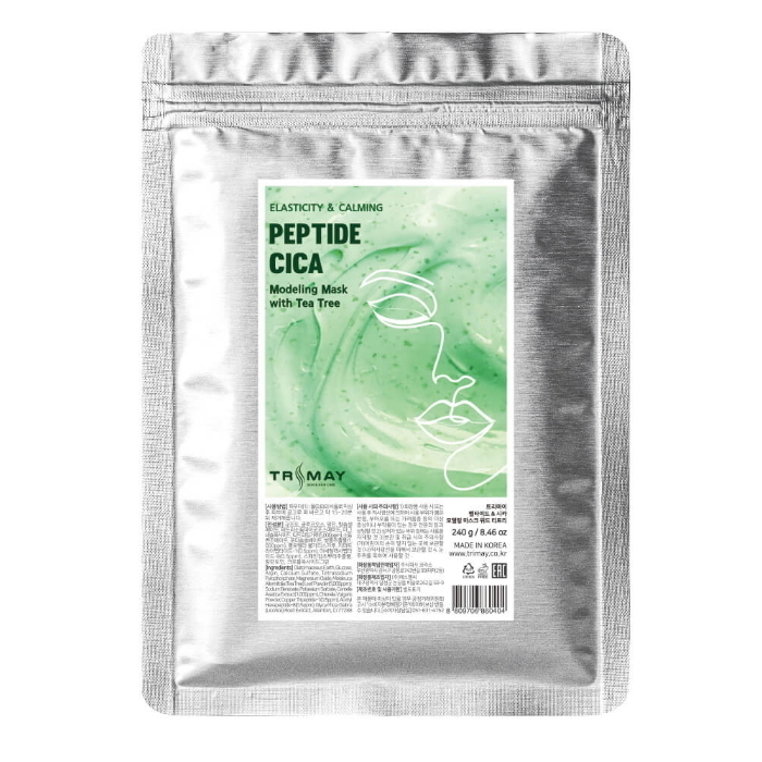 фото Альгинатная маска trimay peptide & cica modeling mask with tea tree