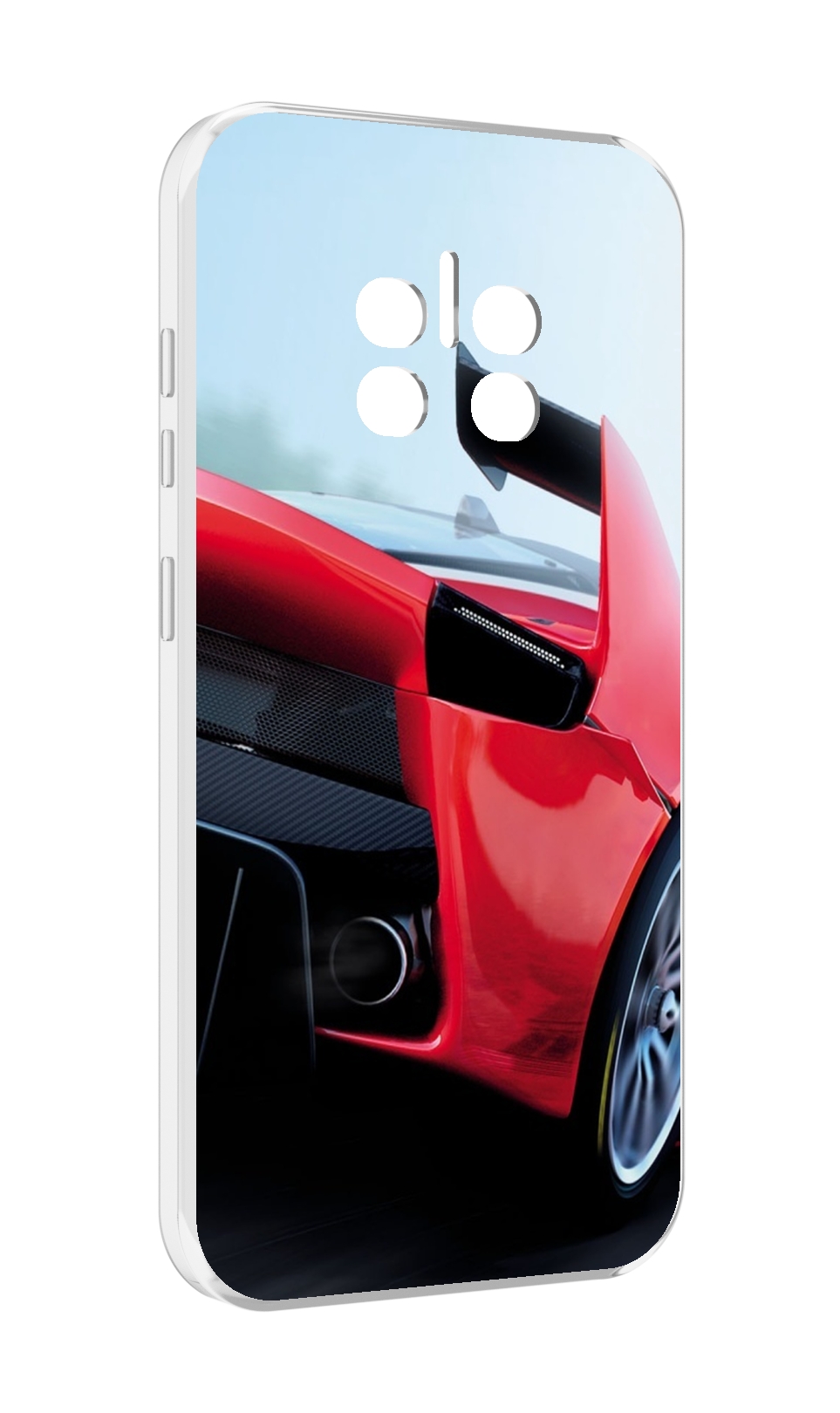 

Чехол MyPads Крыло-машины мужской для Doogee V11, Прозрачный, Tocco