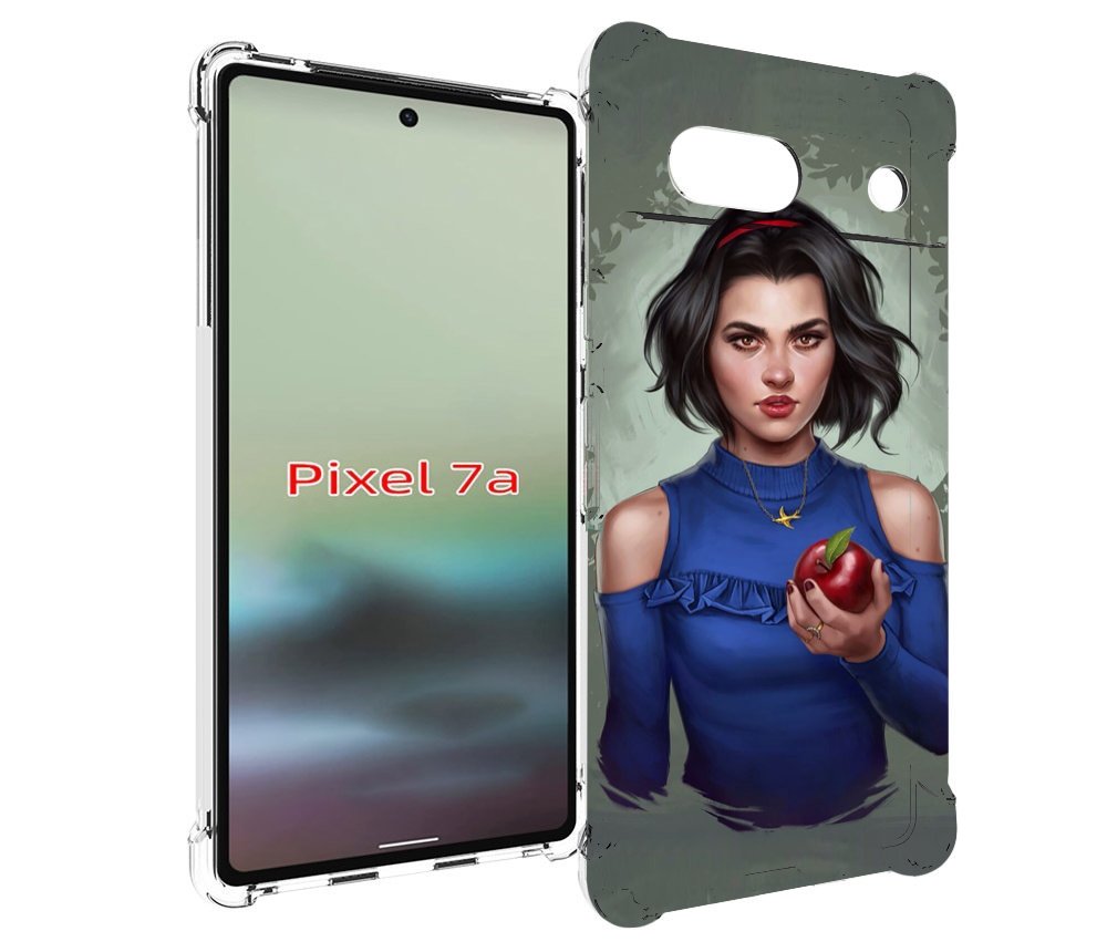 

Чехол MyPads девушка-с-яблоком женский для Google Pixel 7A, Tocco
