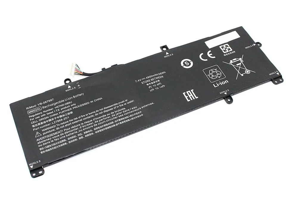 

Аккумулятор для ноутбука Vbparts MM02XL 4800 мАч 7,4В, MM02XL