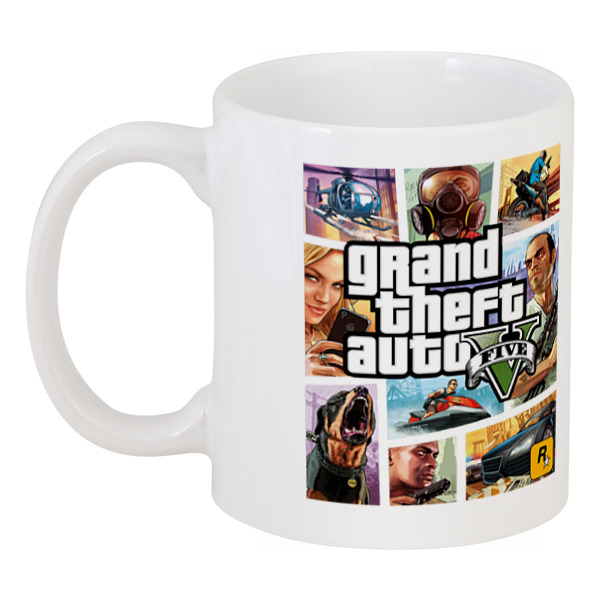 

Кружка Printio Gta 5, Разноцветный