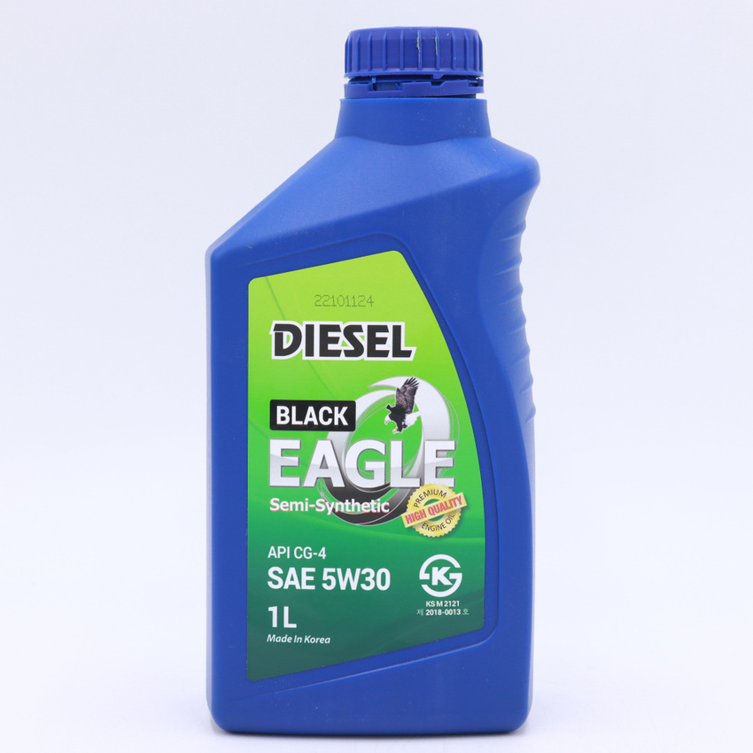 Моторное дизельное масло BLACK EAGLE Diesel Semi-Synthetic 5W30 API CG-4 1л