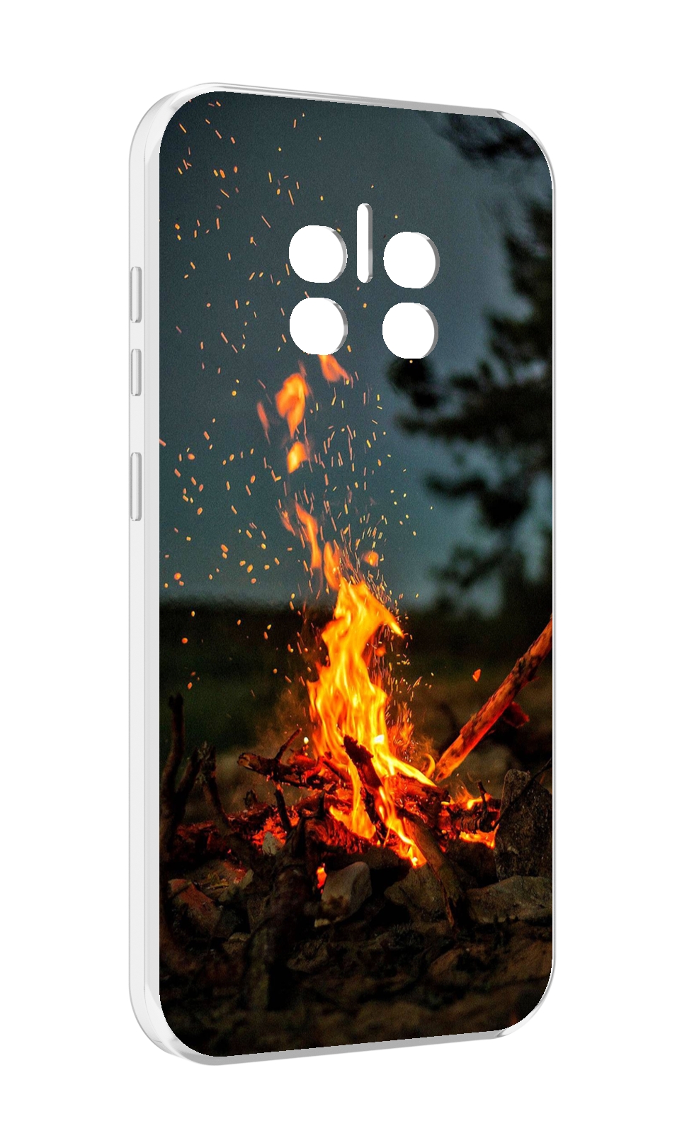 

Чехол MyPads Костер-ночное-небо для Doogee V11, Прозрачный, Tocco