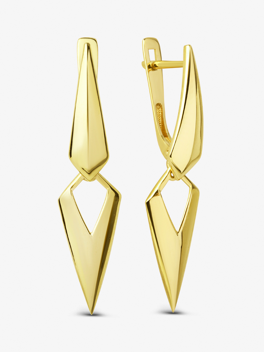 

Серьги подвески из золота DINASTIA.GOLD 025232, 025232