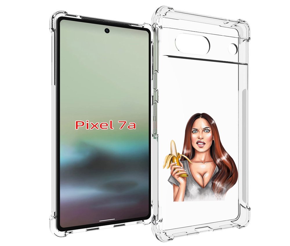 

Чехол MyPads девушка-с-бананом для Google Pixel 7A, Tocco